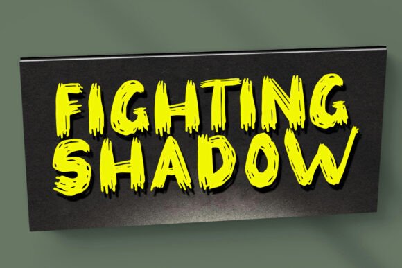 Party Brush Font preview 2