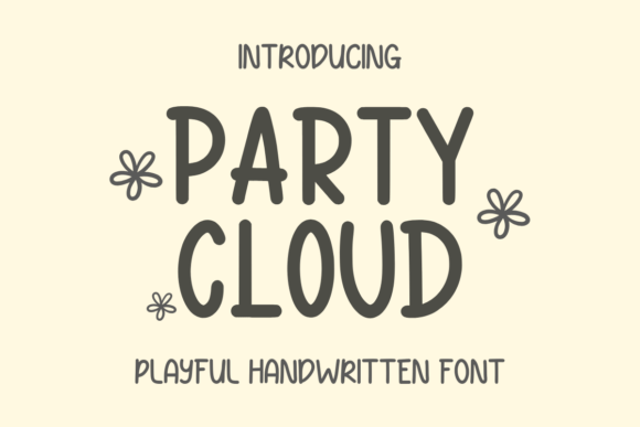 Party Cloud Font