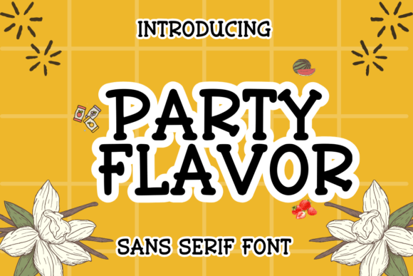 Party Flavor Font