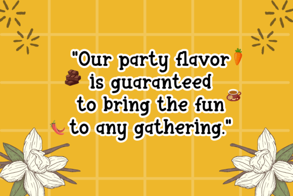 Party Flavor Font preview 2