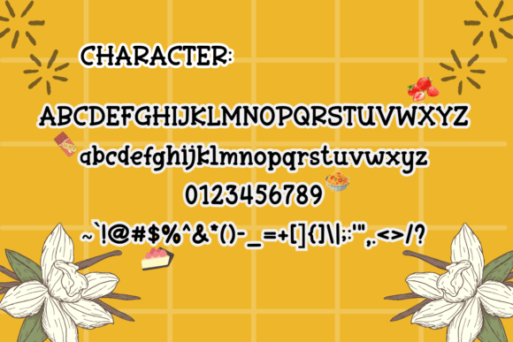 Party Flavor Font preview 3