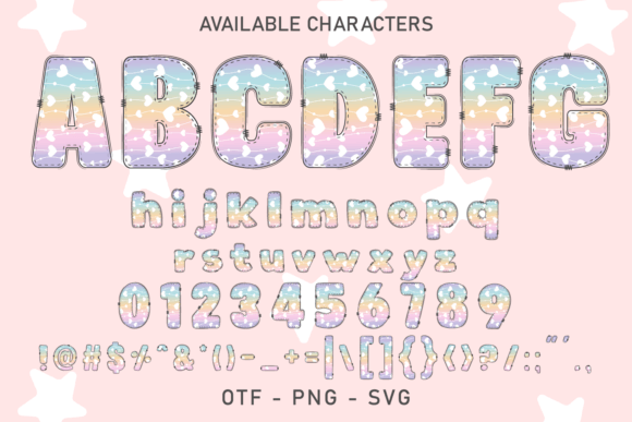 Pastel Love Font preview 2