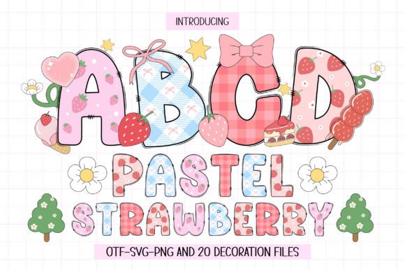 Pastel Strawberry Font