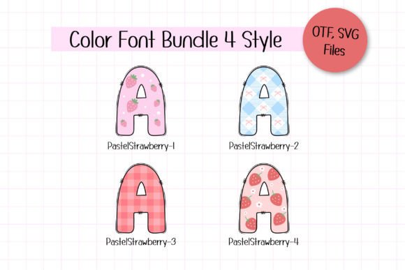 Pastel Strawberry Font preview 2