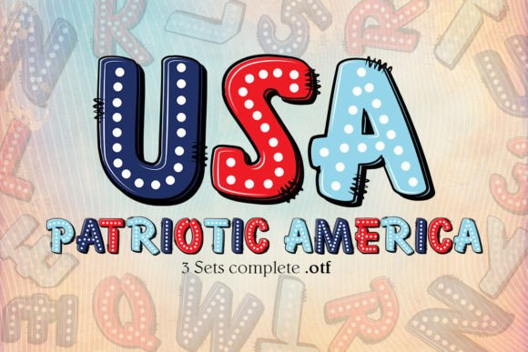 Patriotic America Font