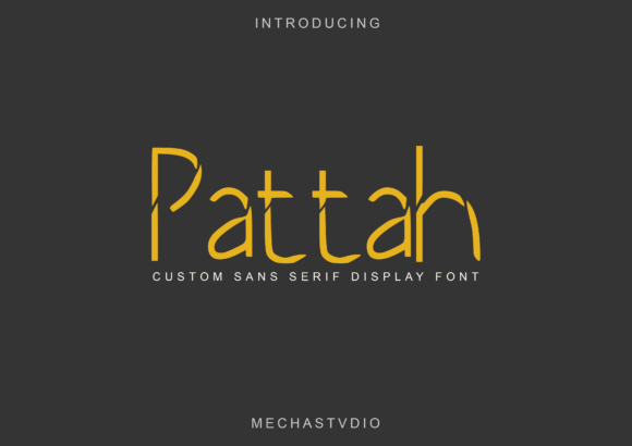 Pattah Font preview 3