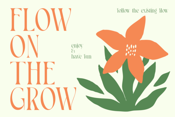 Pavon Font preview 3