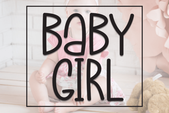 Baby Girl Font preview 2