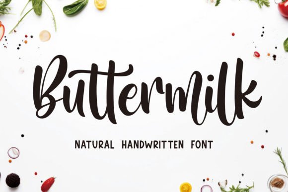 Buttermilk Font preview 2