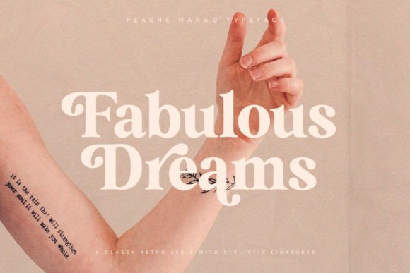 Peache Mango Font preview 2
