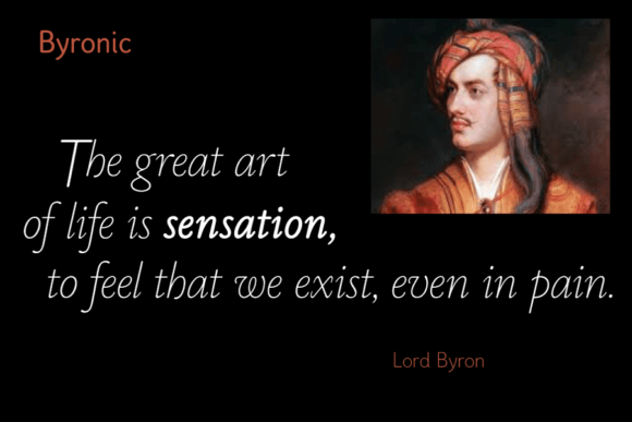 Byronic Font preview 4