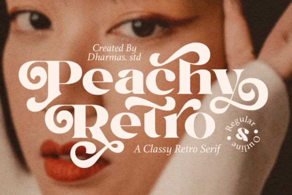 Peachy Retro Font