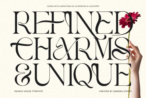 Pearce Vogue Font preview 2
