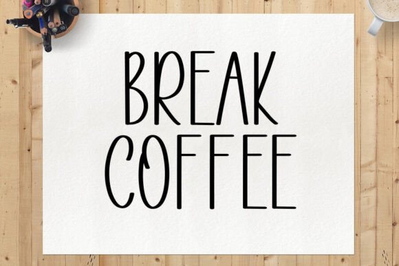 Afternoon Font preview 4