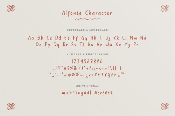 Alfonte Font preview 3