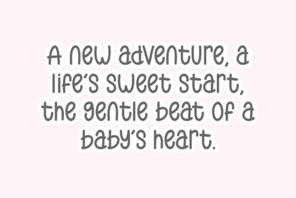Baby Heart Font preview 2