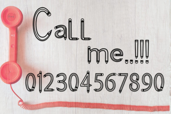Pencil Boho Font preview 3