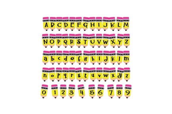 Pencil Pop Font preview 2