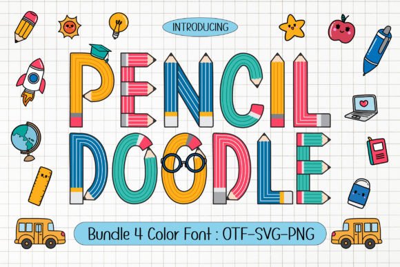 Pencil Doodle Font