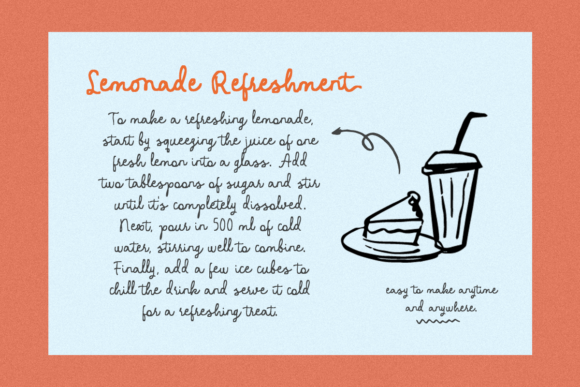 Penny Scribbles Font preview 2