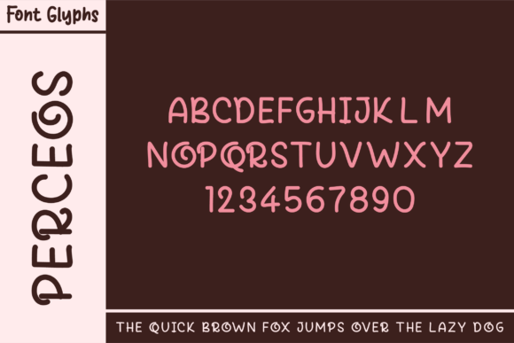 Perceos Font preview 4