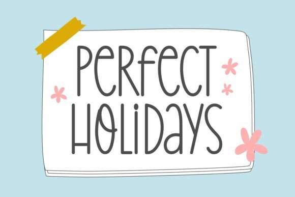 Perfect Holidays Font