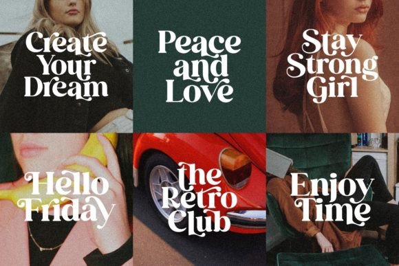 Perfectly Vintages Font preview 4
