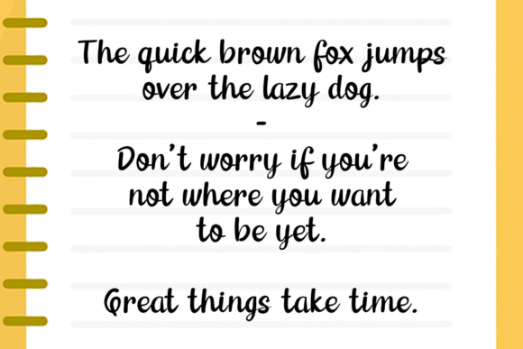 Permanent Marker Font preview 3