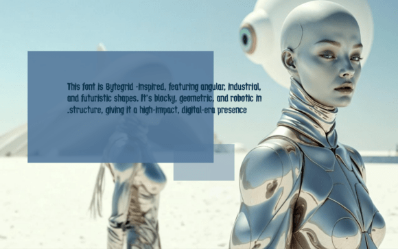 Bytegrid Font preview 2