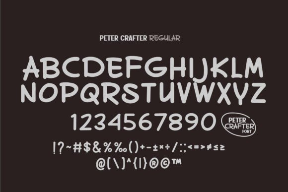 Peter Crafter Font preview 4