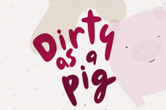 Le Petit Cochon Font preview 3