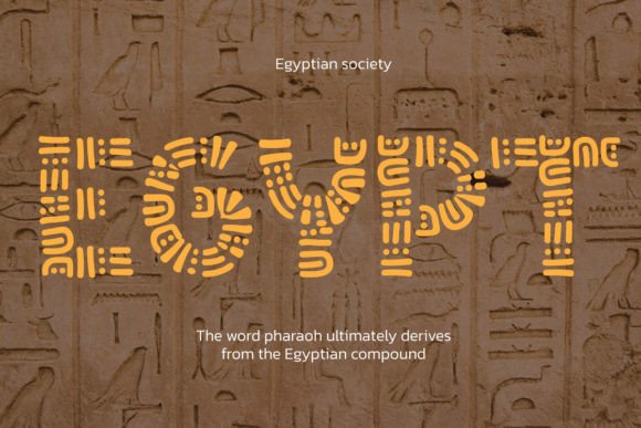 Pharaoh Font preview 2