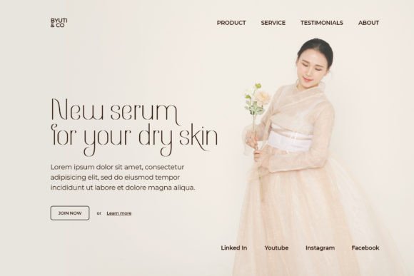 Byutih Font preview 3