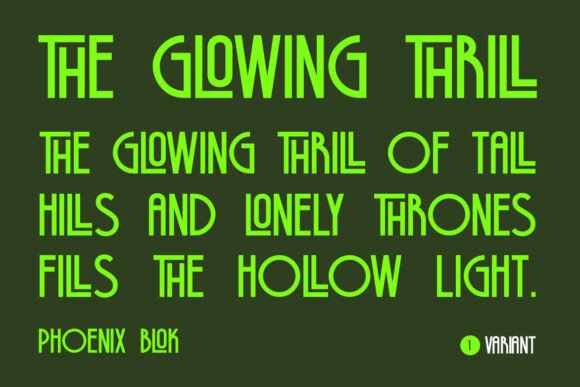 Phoenix Font preview 2