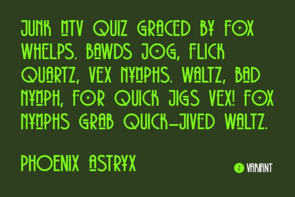 Phoenix Font preview 3