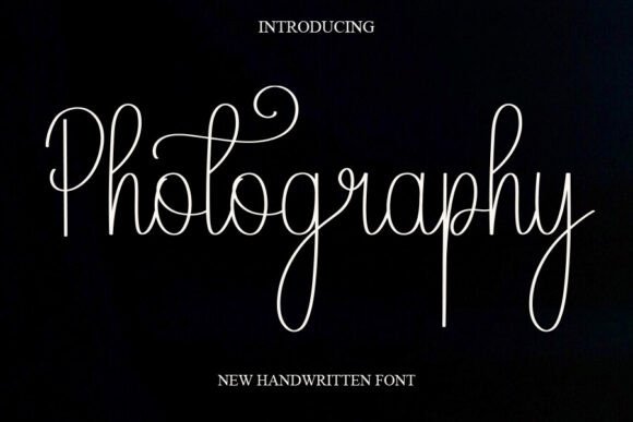 Photography Font