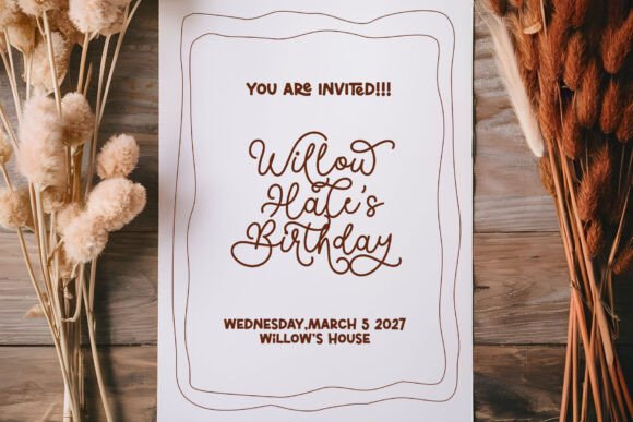 Picky Mother Font preview 4