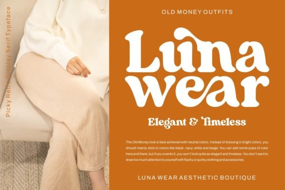 Picky Retro Font preview 2