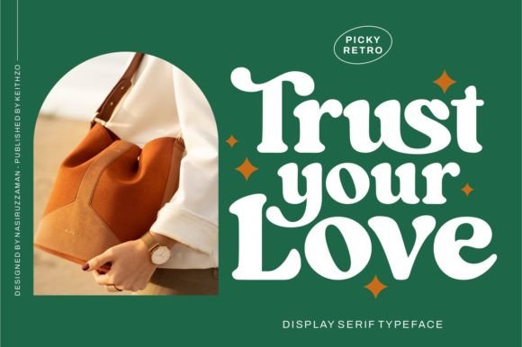 Picky Retro Font preview 3