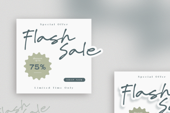 Picture Frame Font preview 4