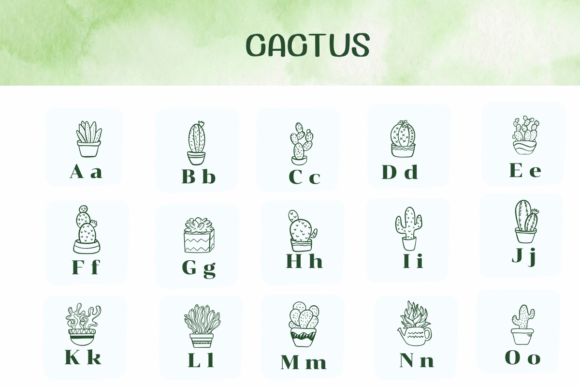 Cactus Font preview 2