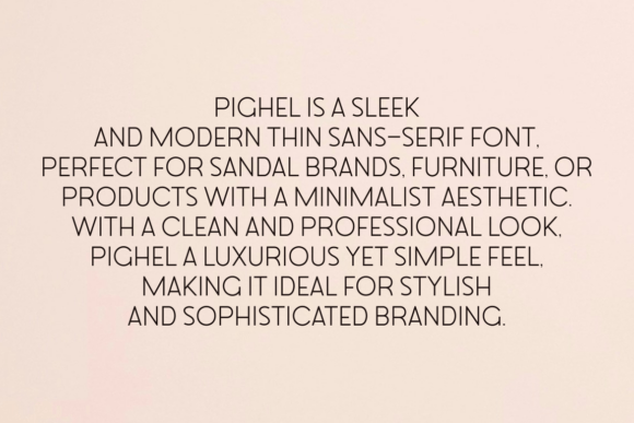 Pighel Font preview 3