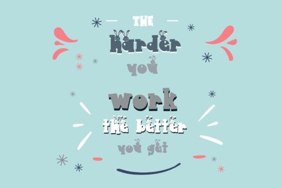Pinchie Peep Font preview 4