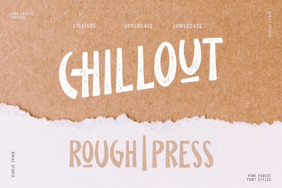 Pine Forest Font preview 2