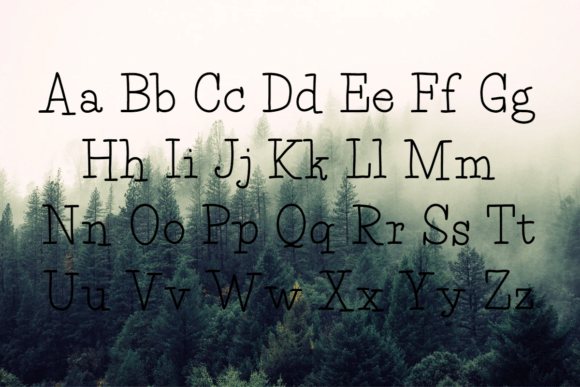 Pine Tall Font preview 2