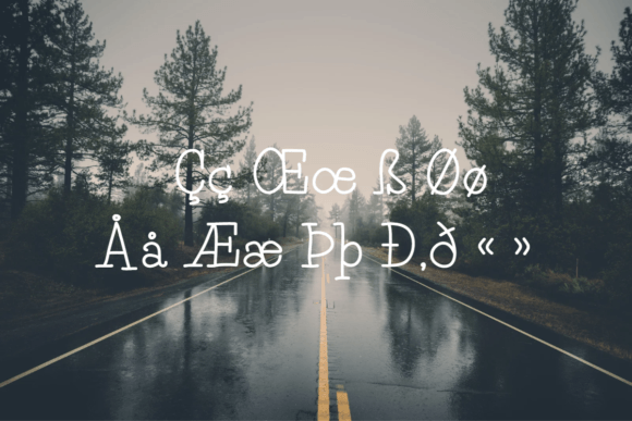 Pine Tall Font preview 4