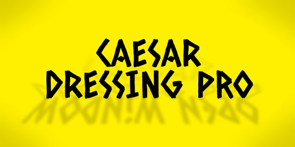 Caesar Dressing Pro Font preview 2