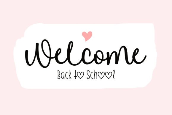 Pink Boho Font preview 4