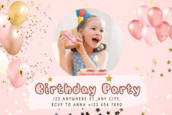 Pink Bubble Font preview 3