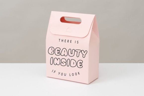 Pink Bubble Font preview 4